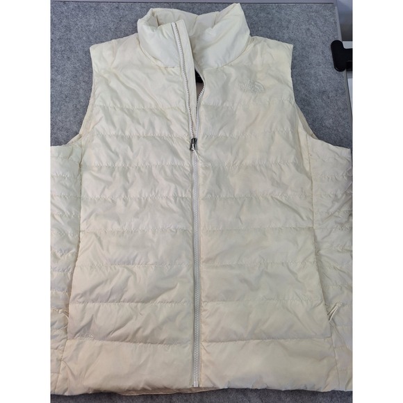 The North Face Jackets & Blazers - The North Face Aconcagua 550 Down Puffer Vest Womens XXL Cream Off-White Zip Up
